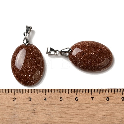 Synthetic Goldstone Pendants G-Z055-03P-24-1