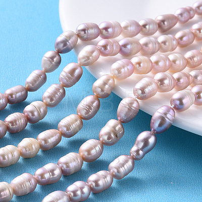 Natural Cultured Freshwater Pearl Beads Strands PEAR-N012-07H-1