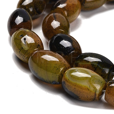 Natural Agate Beads Strands G-B079-E01-01C-1