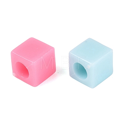 Opaque Plastic Beads KY-Q010-07-1