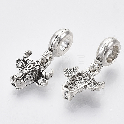 Alloy European Dangle Charms MPDL-T004-20AS-1