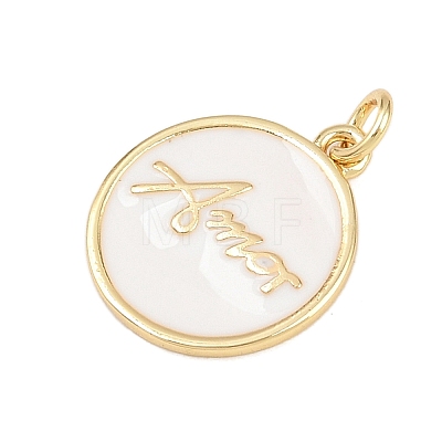 Brass Enamel Pendants KK-L251-02G-B04-1