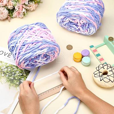 4 Bundles Polyester Yarn FB-FSB9EF-01A-1