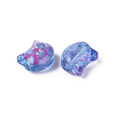 Picasso Transparent Glass Beads SEED-N012-07B-1