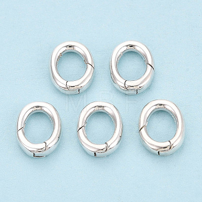 925 Sterling Silver Spring Gate Clasps STER-T008-74S-1