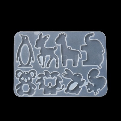 Penguin/Lion/Rabbit DIY Pendant Silhouette Silicone Molds X1-SIL-F010-03-1