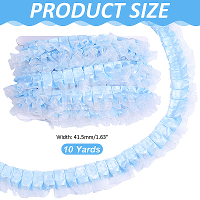 1Pc Polyester Ruffled Trimming DIY-ME0003-35B-1