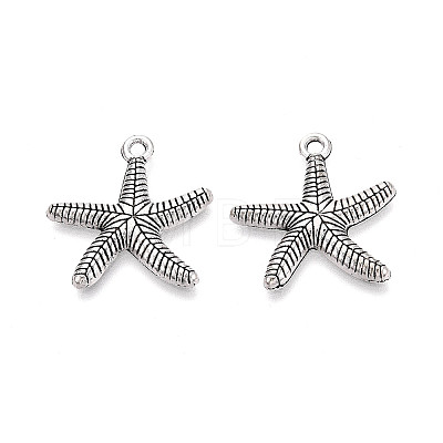 Tibetan Style Alloy Pendants TIBEP-T054-09AS-1