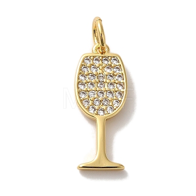 Brass Micro Pave Cubic Pendants LS-KK-U027-07G-01-1