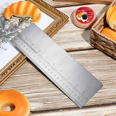 Rectangle Stainless Steel Cream Scraper TOOL-WH0165-72A-1