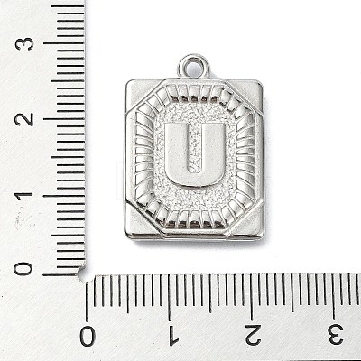 Anti-Tarnish 304 Stainless Steel Pendants STAS-U033-01P-U-1