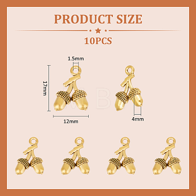 10Pcs Tibetan Style Alloy Pendants FIND-UN0003-14-1