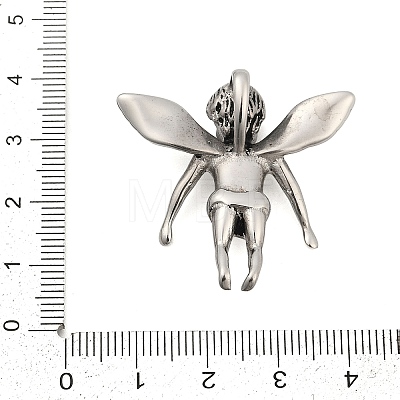 Angel 304 Stainless Steel Pendants STAS-M206-32P-01-1