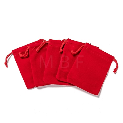 Rectangle Velvet Pouches LS-TP-R002-7x9-04-1