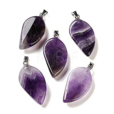 Natural Banded Amethyst Pendants GG-CBACB71-05P-16-1