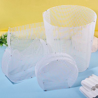 4styles Plastic Mesh Canvas Sheet DIY-TA0015-42-1