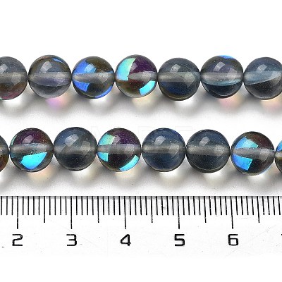 Transparent Glass Beads GLAA-B022-8mm-08-1