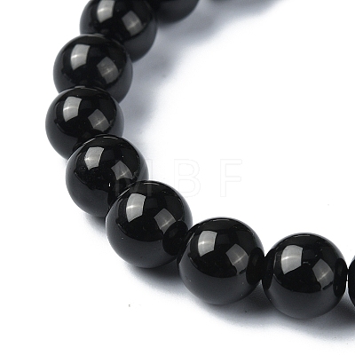 4Pcs 4 Style Natural Mixed Gemstone & Glass Evil Eye Beaded Stretch Bracelets Set BJEW-TA00450-1