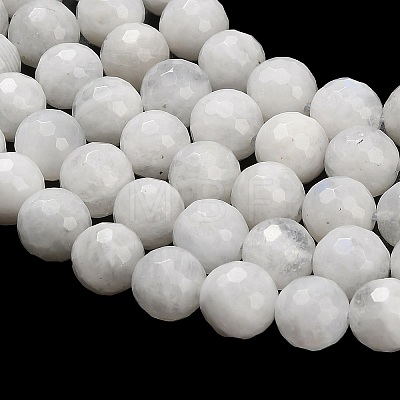 Natural Rainbow Moonstone Beads Strands G-C280-B15-8mm-1