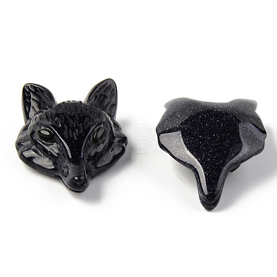 Synthetic Blue Goldstone Pendants G-R478-005A-1