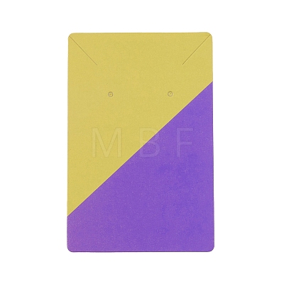 Rectangle Paper Earring Display Cards CDIS-D007-01E-1