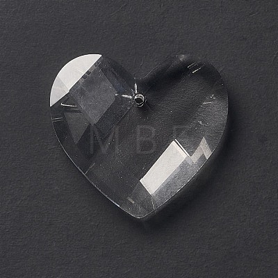 Transparent Glass Pendants GLAA-F118-01-1