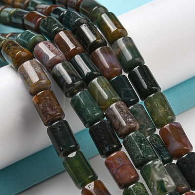 Natural Indian Agate Beads Strands G-M420-E03-03-1