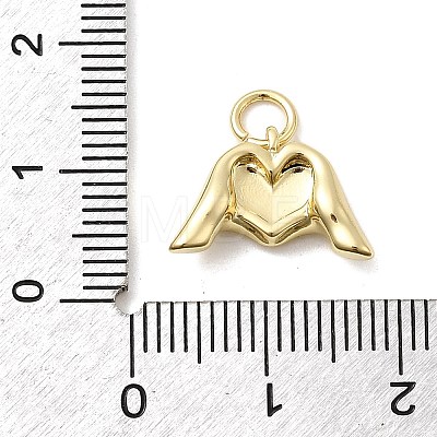 Brass Enamel Pendants KK-P338-24G-04-1