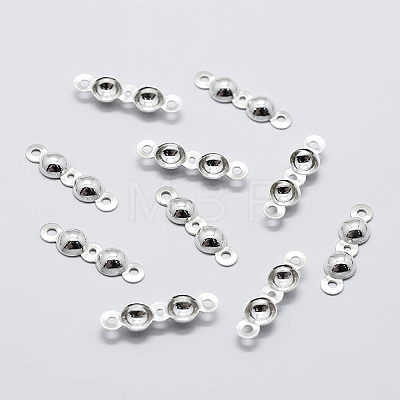 925 Sterling Silver Bead Tips Knot Covers X-STER-K167-002D-S-1