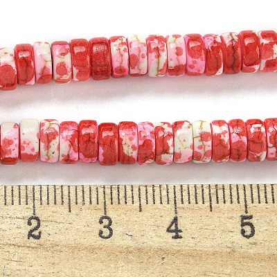 Baking Paint Synthetic Turquoise Beads Strands G-H060-02B-12-1