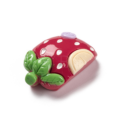 Opaque Resin Imitation Food Decoden Cabochons CRES-M016-02F-1