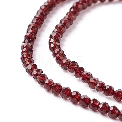 Transparent Glass Beads Strands GLAA-C019-01A-17-1