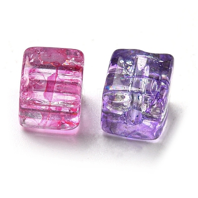 500Pcs Transparent Crackle Glass Beads EGLA-NH0001-01A-1