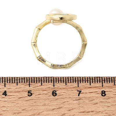 Brass Cuff Open Rings AJEW-H158-06G-1