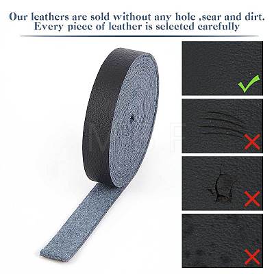 Flat Microfiber Imitation Leather Cord LC-WH0006-07A-01-1