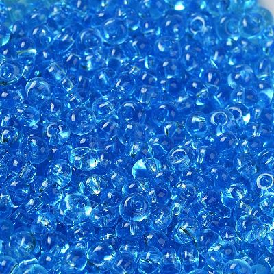 Transparent Colours Glass Seed Beads SEED-P006-02A-08-1