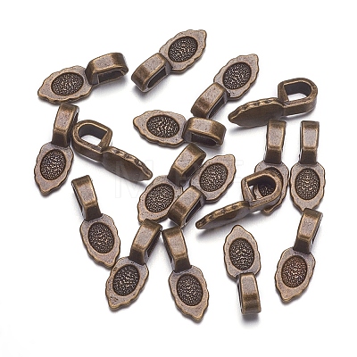 Tibetan Style Pendant Bails LS-MAB3357Y-1