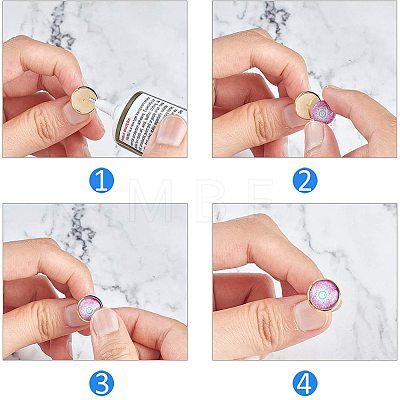Unicraftale DIY Earring & Finger Ring Making Kits DIY-UN0001-45P-1