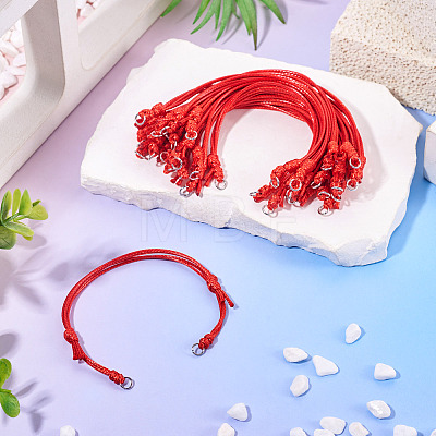20Pcs Adjustable Korean Waxed Polyester Cord Bracelet Making BJEW-TAC0051-12-1