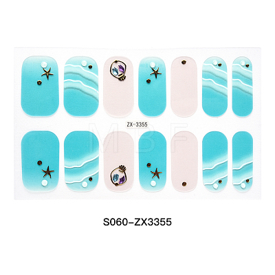 Full Cover Nombre Nail Stickers MRMJ-S060-ZX3355-1