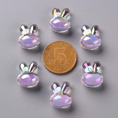 Transparent Acrylic Beads TACR-S152-05B-SS2114-1