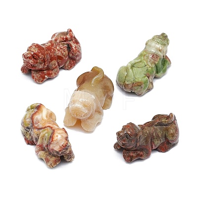 Natural Ocean Jasper Sculpture Display Decorations G-F719-37A-1