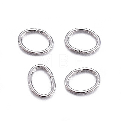 Tarnish Resistant 304 Stainless Steel Open Jump Rings X-STAS-F221-40P-G-1