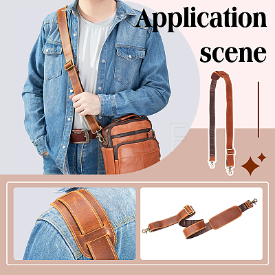 Leather & Nylon Adjustable Bag Straps FIND-WH0002-78B-1