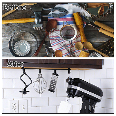 4Pcs Plastic Stand Mixer Attachment Storage Organizer AJEW-GA0011-05-1