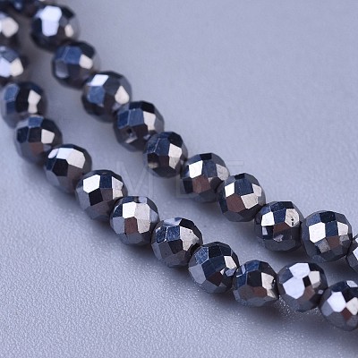 Terahertz Stone Beaded Necklaces NJEW-K114-B-A22-1