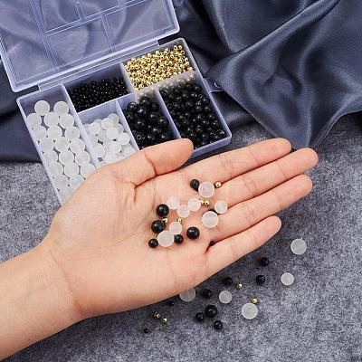 DIY Round Beads Bracelets Making Kit DIY-YW0004-32-1