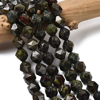 Natural Dragon Blood Beads Strands G-Z119-A17-03-1