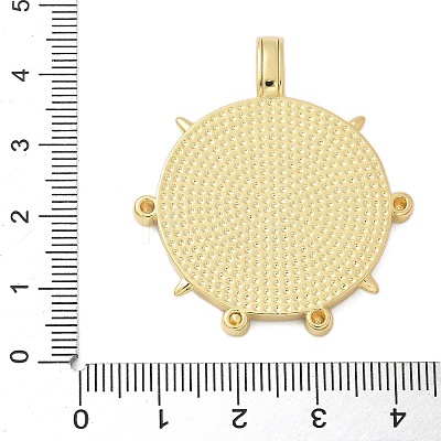 Brass Pendants X-KK-P293-30B-G-1