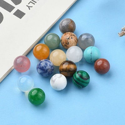 Natural & Synthetic Gemstone Stone Beads G-S117-10mm-M-1